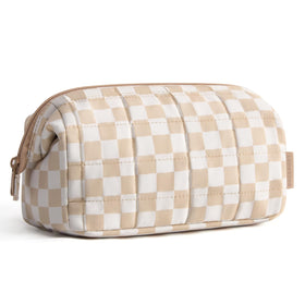 BAGSMART checkered khaki front view showing neat storage benefit