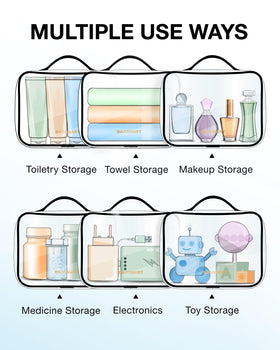 BAGSMART organized contents inside bag showing neat storage and quick access