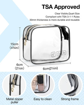 BAGSMART close-up of elastic bottle straps holding full-size toiletries upright and stable