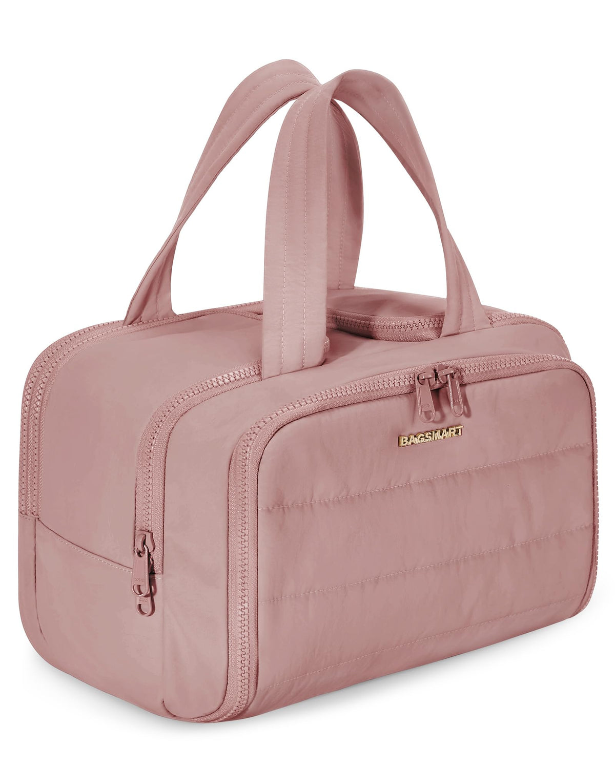BAGSMART dark pink front view showing organized, travel-ready design