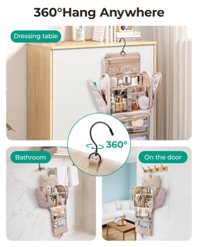 BAGSMART removable divider detail demonstrating customizable interior organization