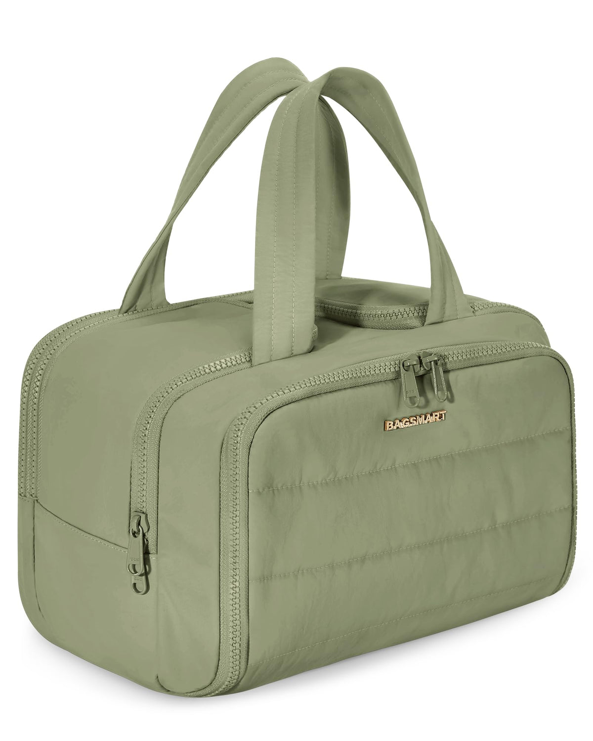 BAGSMART front view showing exterior and zipper, durable travel benefit