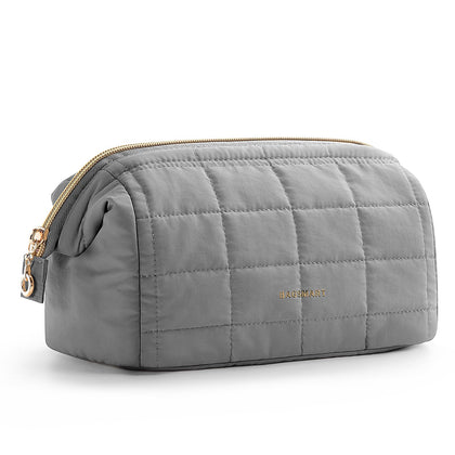 BAGSMART front view showing zipped gray pouch and neat silhouette for organized travel