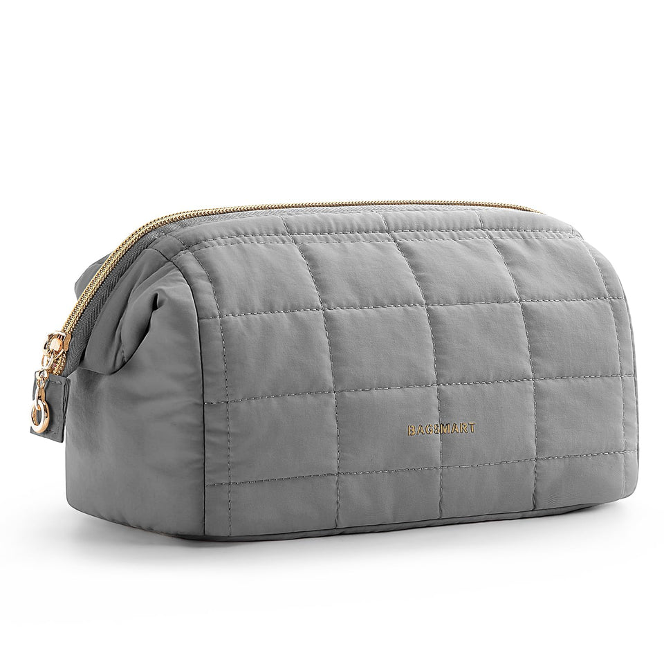 BAGSMART front view showing zipped gray pouch and neat silhouette for organized travel