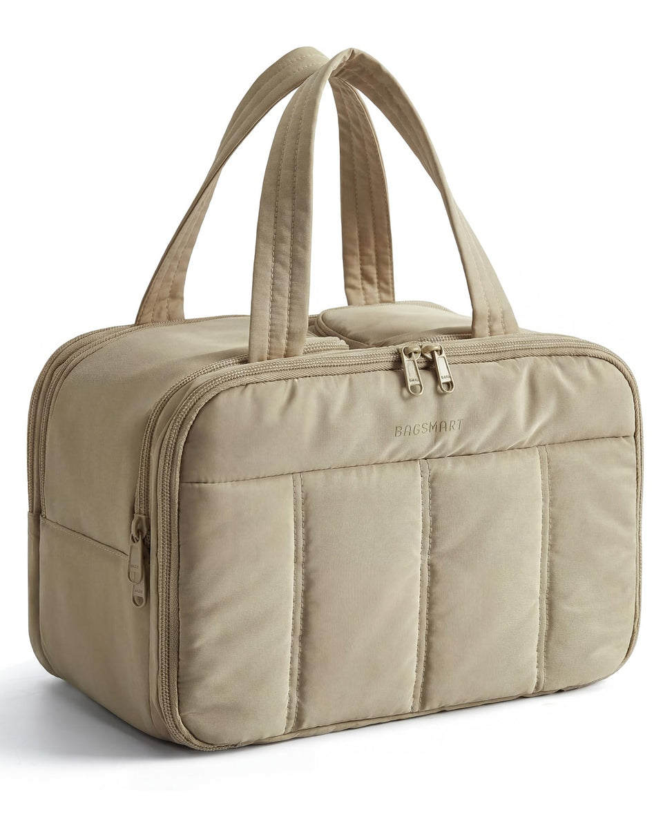BAGSMART front view showing organized compartments and roomy capacity