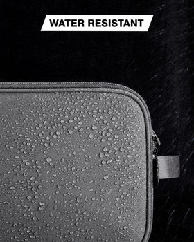 BAGSMART hanging in bathroom on hook for convenient access while traveling