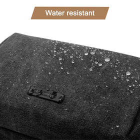 BAGSMART sturdy leather handle and zipper for easy carrying and durability