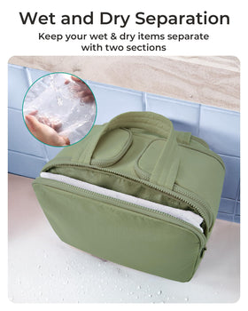 BAGSMART mesh pocket detail keeping small items organized and visible