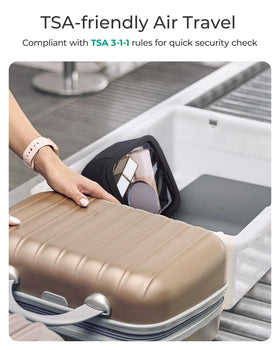 BAGSMART wide open 180° view with easy-access benefit