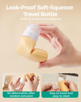 BAGSMART kit packed inside a carry-on showing space-saving benefit