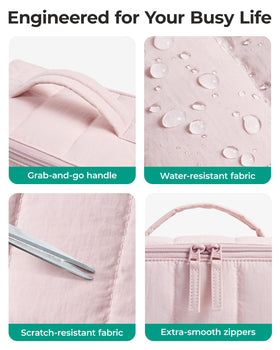 BAGSMART PVC hygienic pocket holding liquids and containing spills