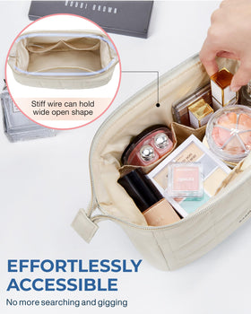 BAGSMART PVC-lined pocket inside demonstrating easy-clean protection for liquids