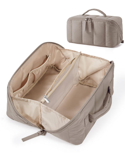 BAGSMART front view showing quilted exterior and elegant protection