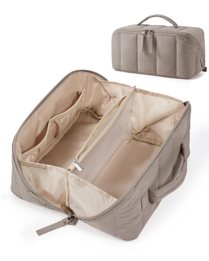 BAGSMART front view showing quilted exterior and elegant protection