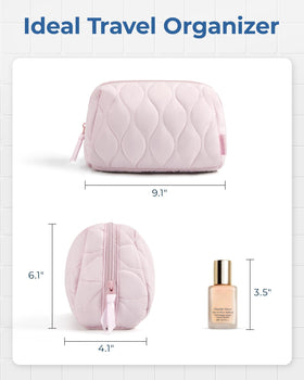 BAGSMART held in hand to show compact size and travel-friendly scale for carry-on packing
