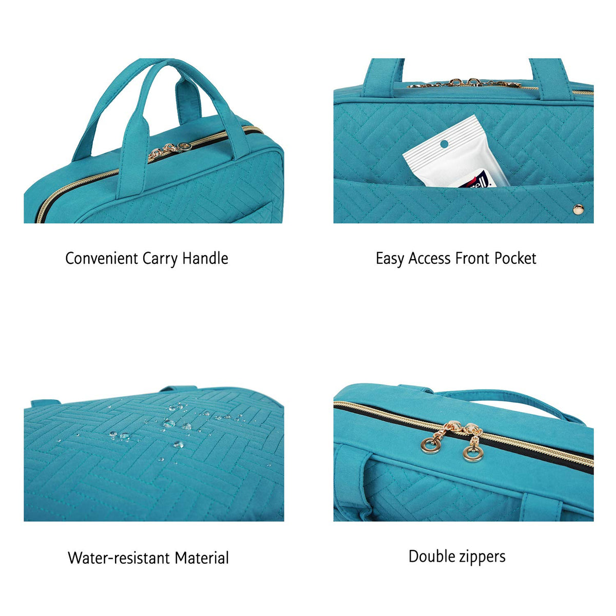 BAGSMART bag packed inside suitcase, organized packing and space-saving