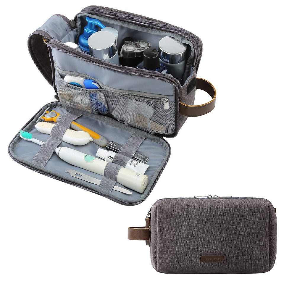 BAGSMART front view showing compact canvas design and easy-access zipper