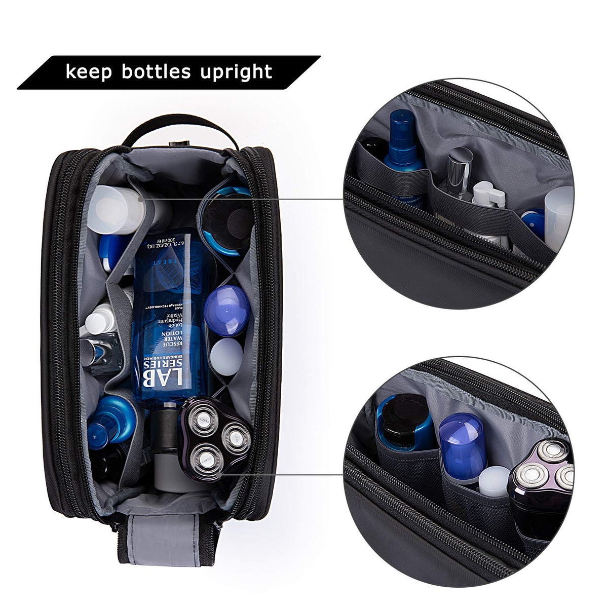 BAGSMART packed inside suitcase demonstrating travel-ready organization benefit