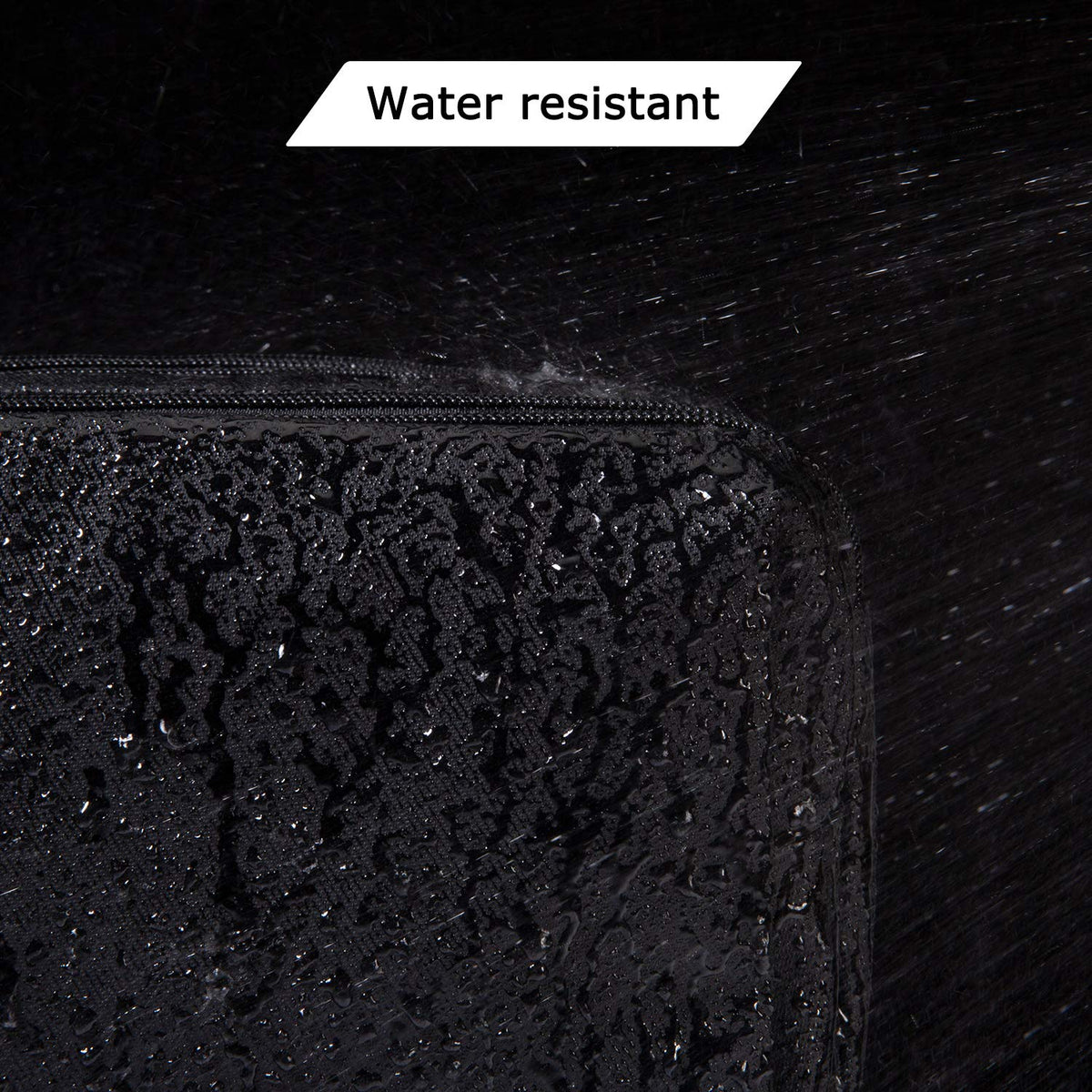 BAGSMART fabric texture close-up highlighting water-resistant easy-clean benefit