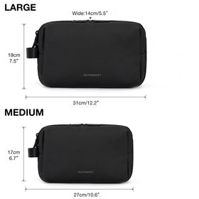 BAGSMART held in hand to show medium size and portability benefit