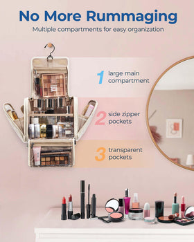 BAGSMART open inside layout showing compartments and visibility for easy access