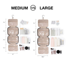 BAGSMART transparent side closeup revealing visible contents for quick identification