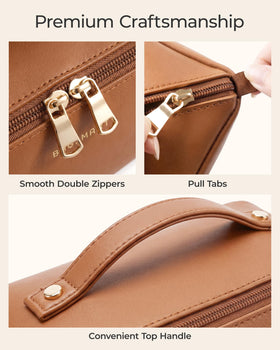 BAGSMART zipper and reinforced stitching detail for long-lasting use