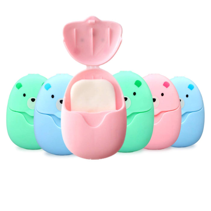 BAIKAFU front packaging showing six small soap boxes, easy portability