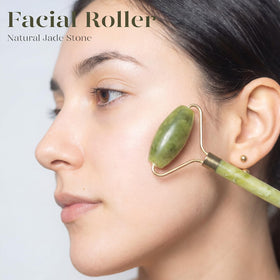 BAIMEI gua sha detail showing curved edge, precise sculpting capability