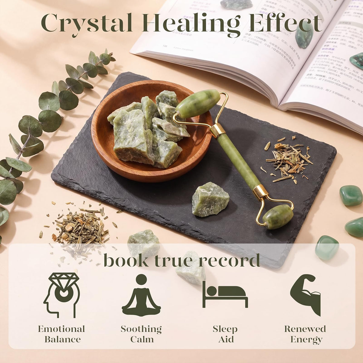 BAIMEI gua sha used along jawline, helps define and lift contours