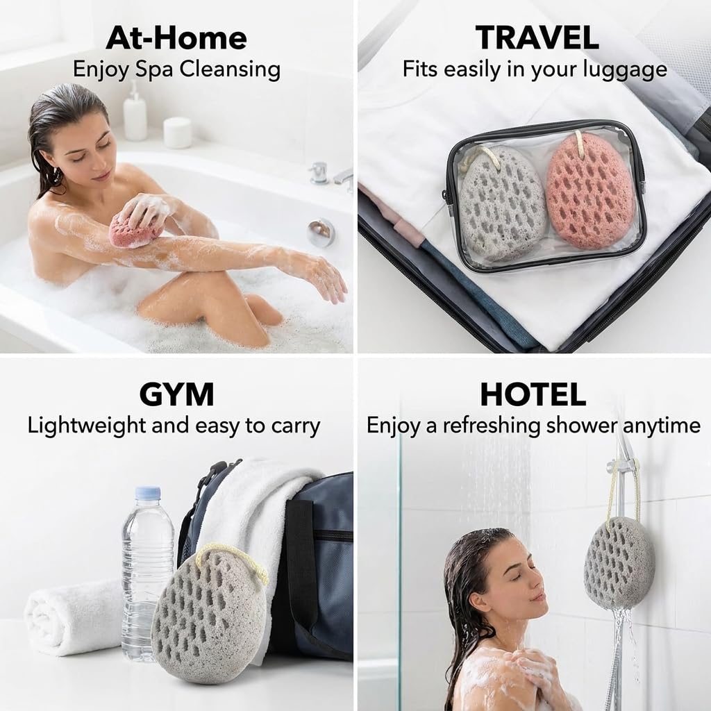 BAIMEI IcyMe hanging in a shower to show fast drying and odor reduction