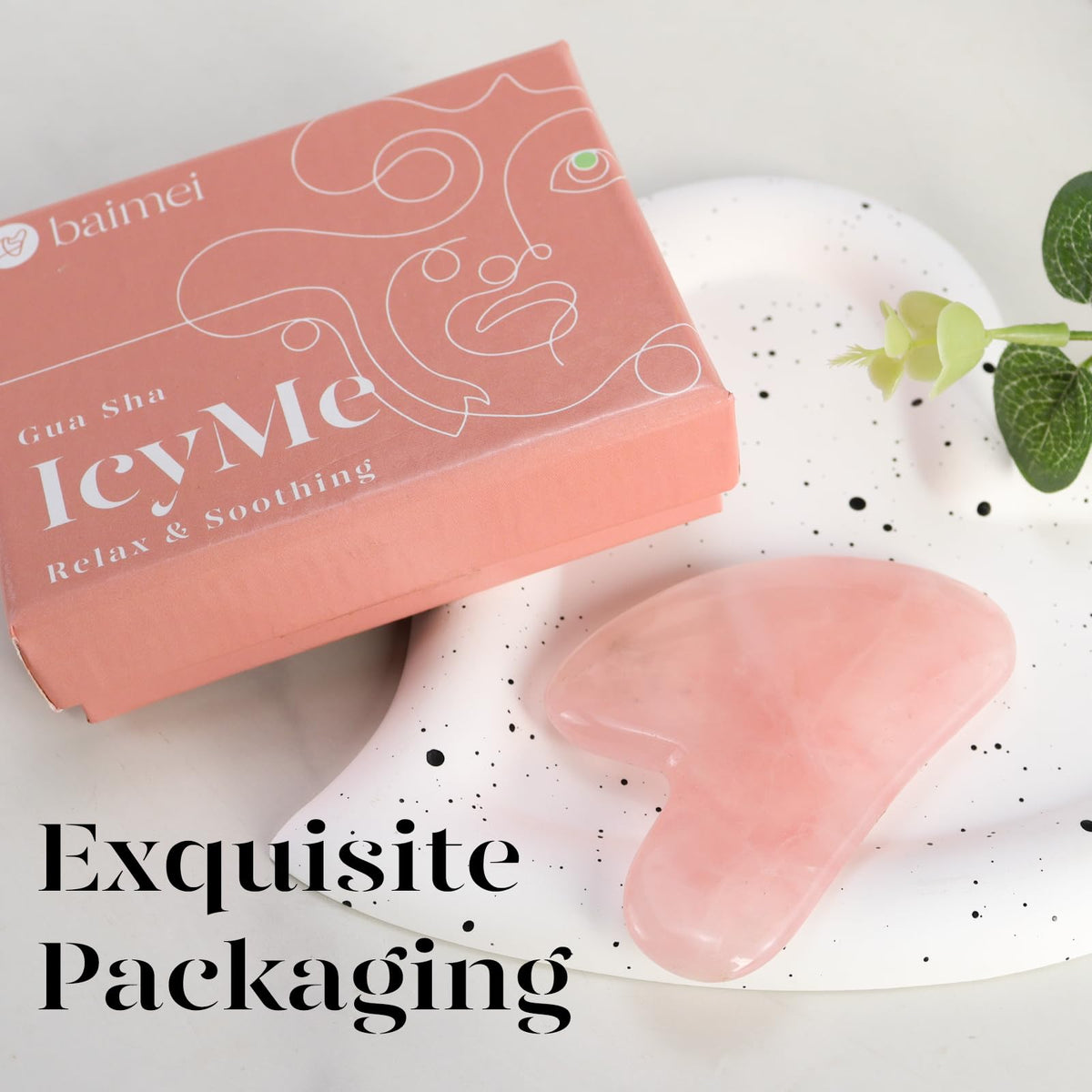 BAIMEI packaged gift-ready box conveying elegant presentability and self-care gift