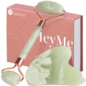 BAIMEI light green roller and box showing elegant gift packaging and calming look