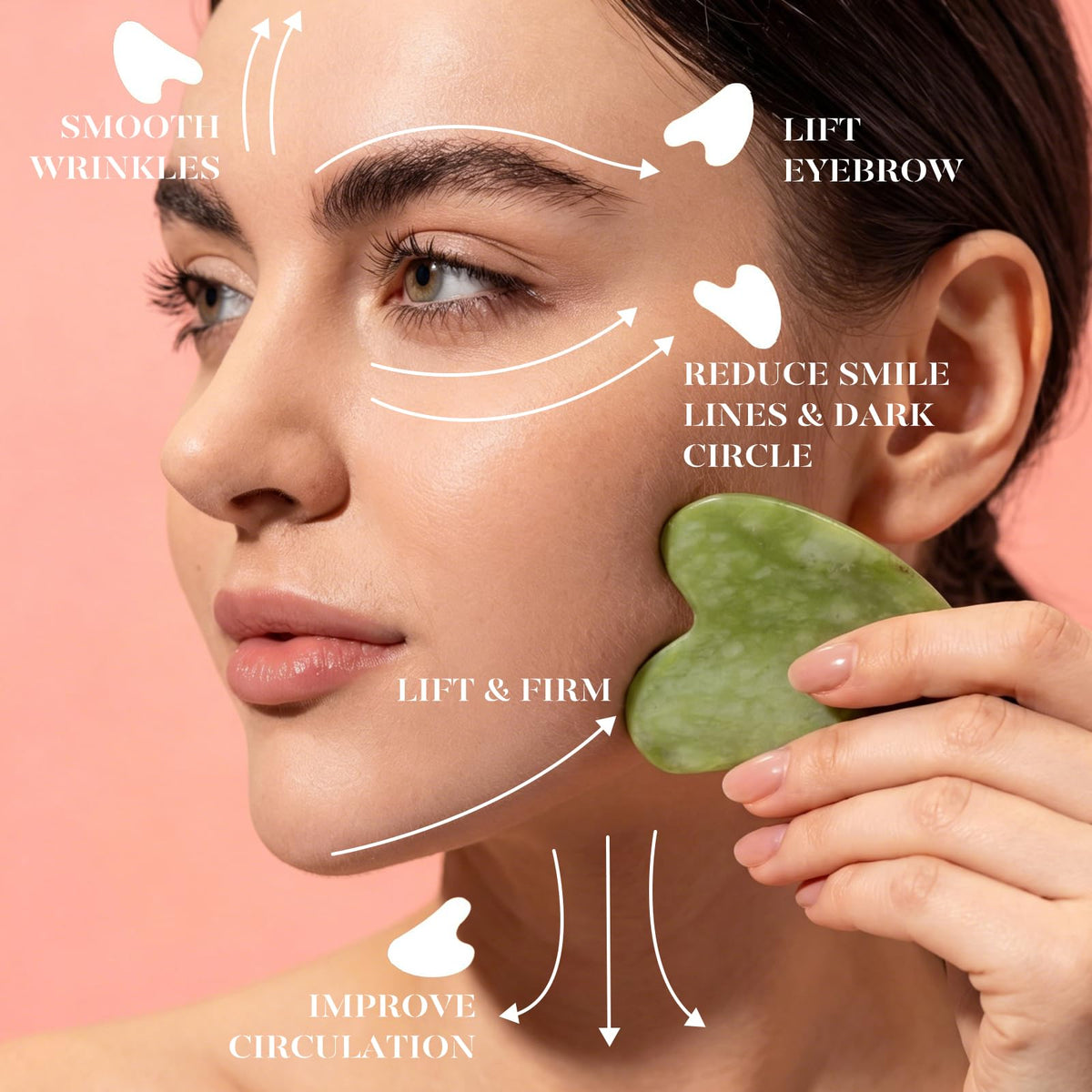 BAIMEI roller used under eye, reduces puffiness for refreshed look