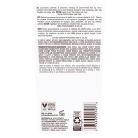 Bain de Terre comparison on color-treated hair showing maintained vibrancy after use
