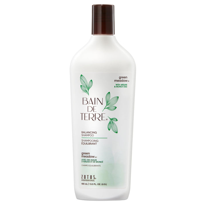 Bain de Terre front packaging showing bottle and label, promotes balanced hydration