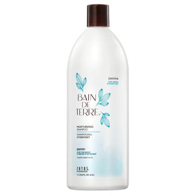 Bain de Terre front bottle view showing product and hydration benefit