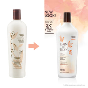 Bain de Terre label close-up highlighting ingredient claims and transparency