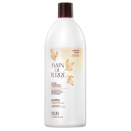 Bain de Terre front bottle showing product name and scent for shelf appeal