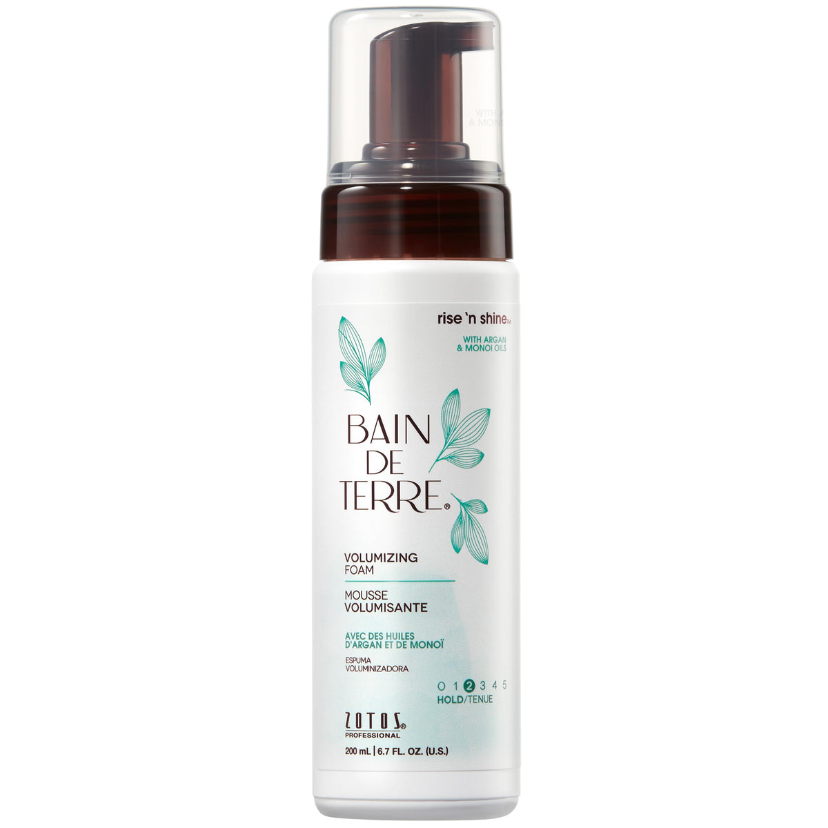 Bain de Terre front packaging showing bottle and label, clear product identity and benefit