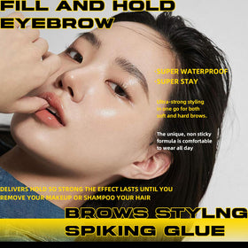 BAISEN DIARY application in hand with mirror for quick styling on-the-go
