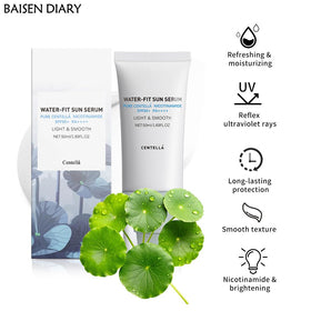 BAISEN DIARY application on hand demonstrating smooth, non-greasy finish
