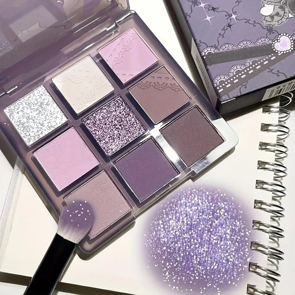 BAISEN DIARY close-up of matte pan texture highlighting smooth blendability on mature lids