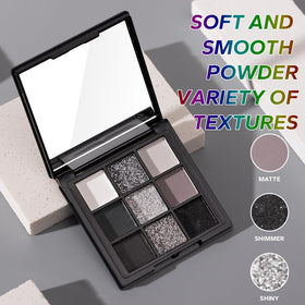 BAISEN DIARY shadow application on eyelid demonstrating blendability and intense color