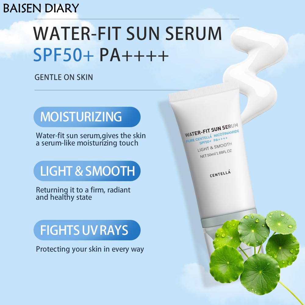 BAISEN DIARY Centella Asiatica ingredient close-up showing soothing benefit