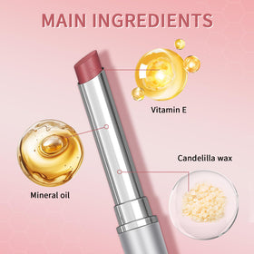 BAISEN DIARY open twist-up stick revealing balm texture and easy application