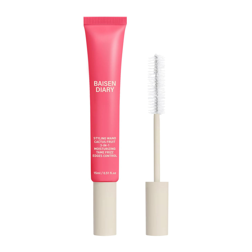 BAISEN DIARY front packaging showing compact styling wand and benefits