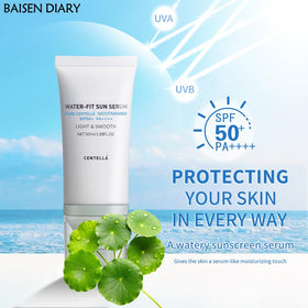 BAISEN DIARY close-up of water-fit serum texture highlighting fast absorption