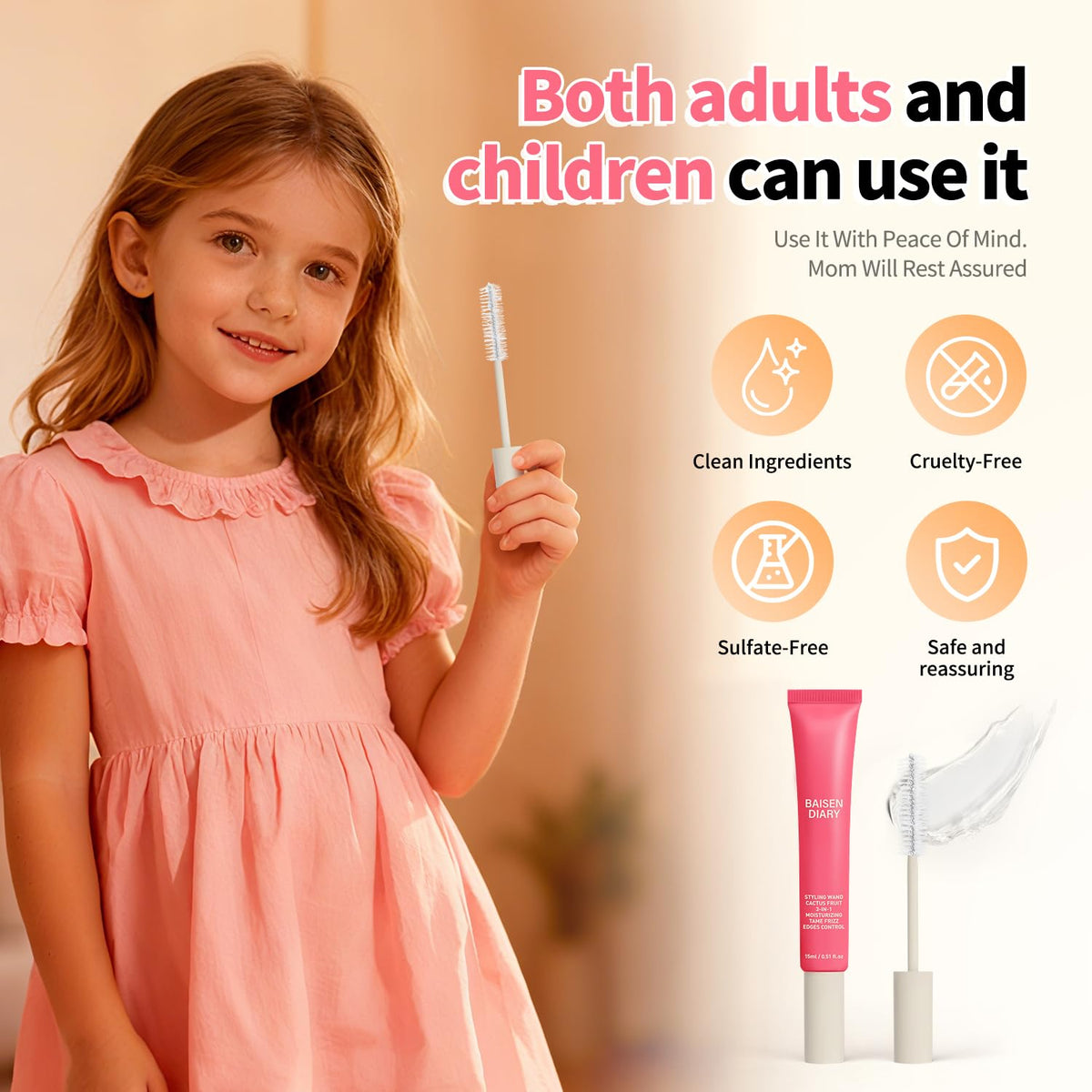 BAISEN DIARY styling stick in a travel bag for quick on-the-go touch-ups
