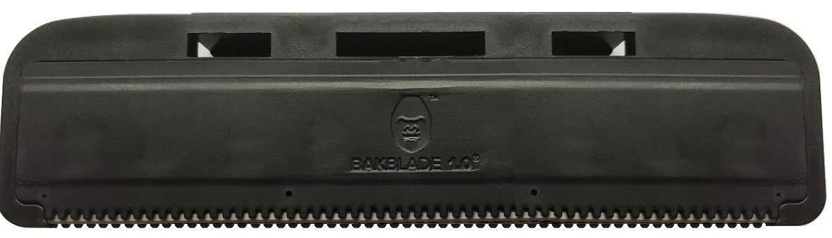 baKblade cartridge installed in 1.0 shaver showing easy slide-in replacement advantage